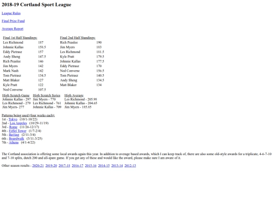 sportleague/2018-19 screenshot