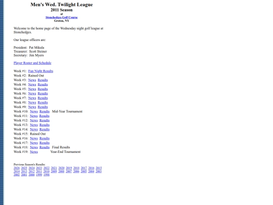 wednitegolf/2011 screenshot