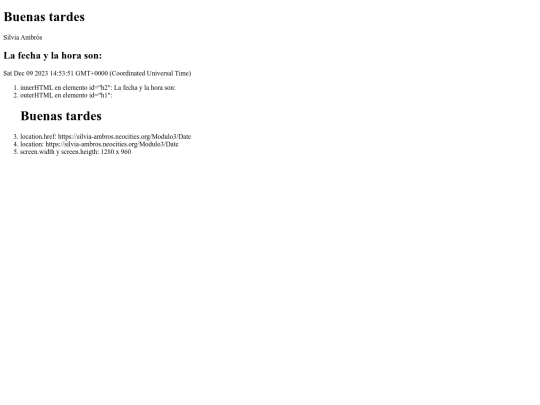Modulo3/Date screenshot