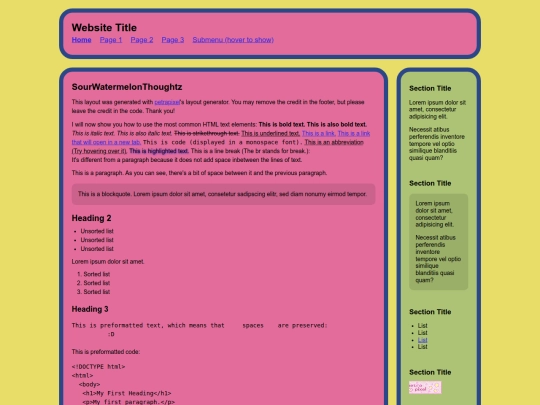 index screenshot