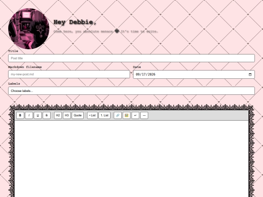 test/editor screenshot