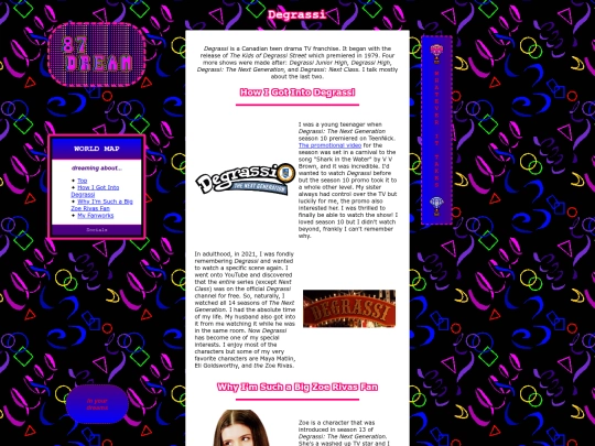 87DreamPages/Degrassi screenshot