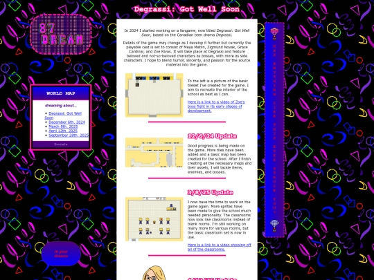 87DreamPages/DegrassiFangame screenshot