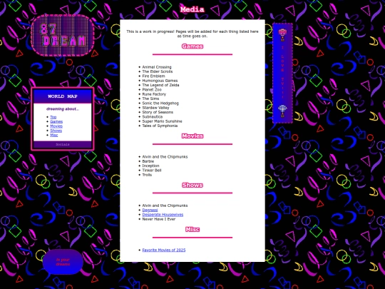 87DreamPages/Media screenshot