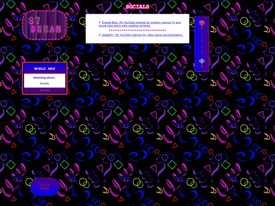 87DreamPages/Socials screenshot