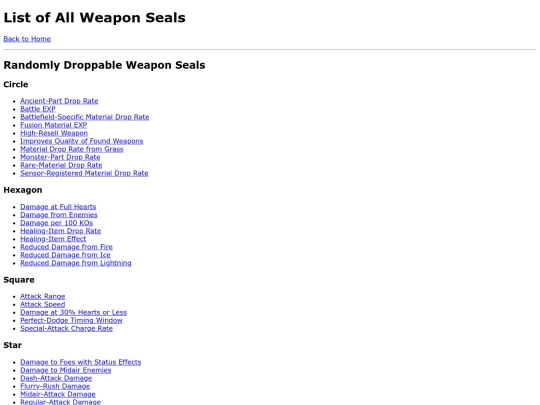lists/all-weapon-seals screenshot