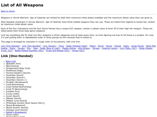 lists/all-weapons screenshot