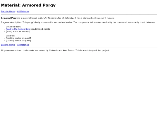 lists/materials/armored-porgy screenshot