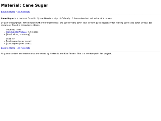 lists/materials/cane-sugar screenshot