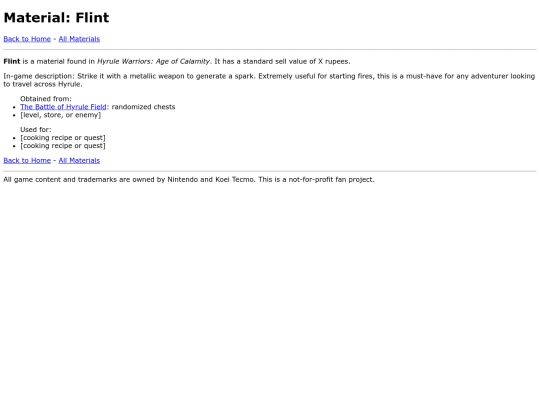 lists/materials/flint screenshot