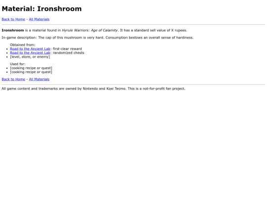 lists/materials/ironshroom screenshot