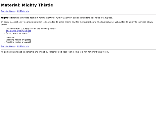 lists/materials/mighty-thistle screenshot
