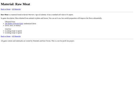 lists/materials/raw-meat screenshot