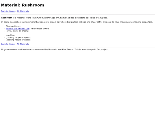 lists/materials/rushroom screenshot