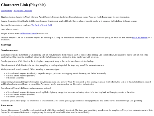lists/playable-characters/link-playable screenshot