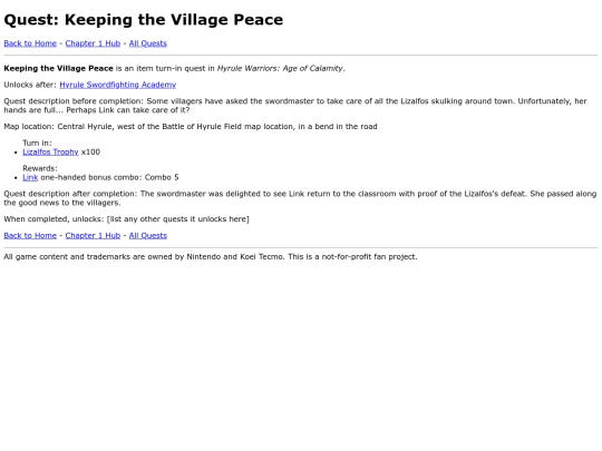 lists/quests/keeping-the-village-peace screenshot