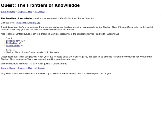 lists/quests/the-frontiers-of-knowledge screenshot