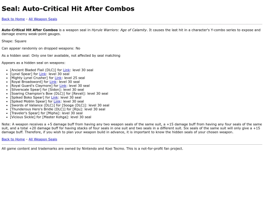 lists/weapon-seals/auto-critical-hit-after-combos screenshot