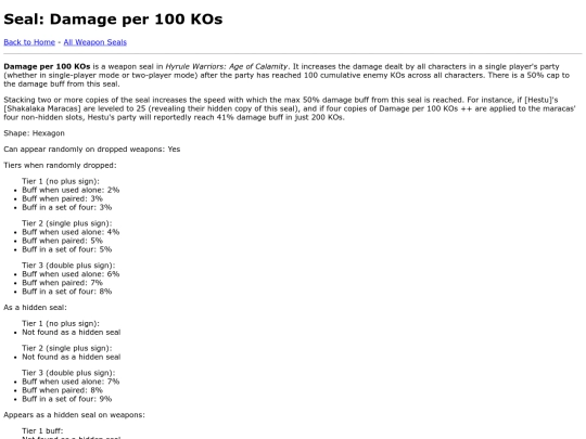 lists/weapon-seals/damage-per-100-kos screenshot