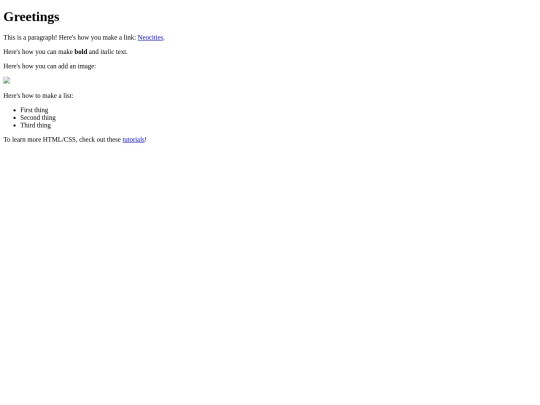 index screenshot