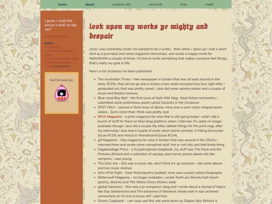 writing/published screenshot