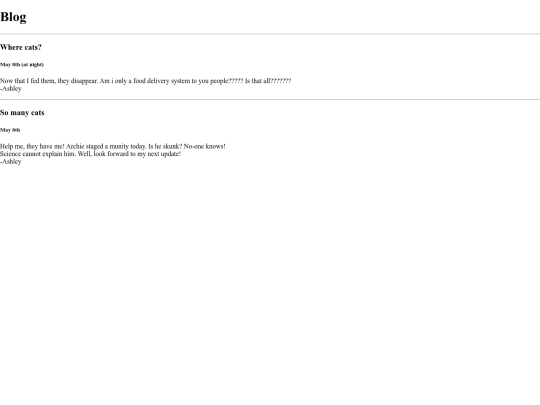 blog screenshot