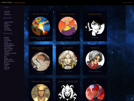 types screenshot