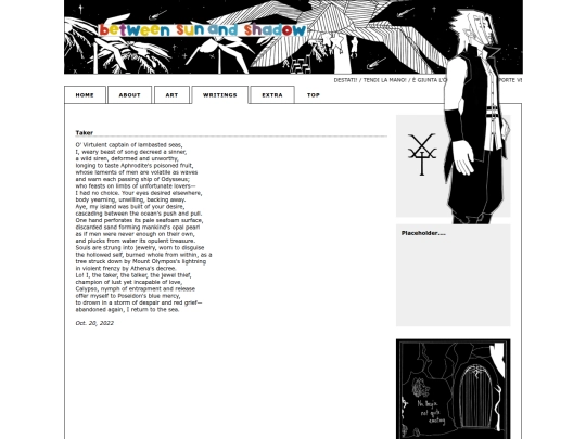writings/taker screenshot
