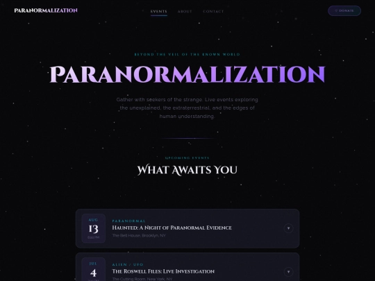 Paranormalization screenshot