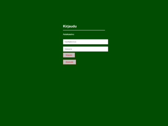kirjaudu screenshot