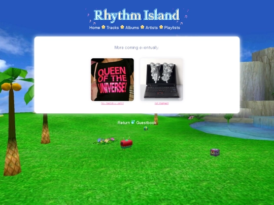 music/playlists screenshot