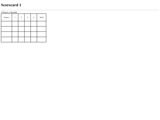 Scorecard1 screenshot