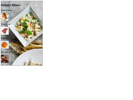 dinner screenshot