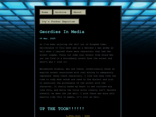 zonelets/posts/2025-03-09-Geordies-In-Media screenshot