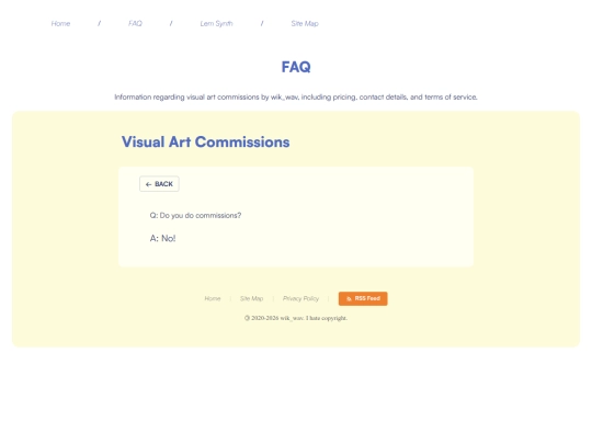 faq screenshot