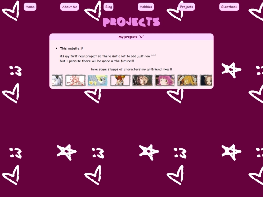 projects screenshot