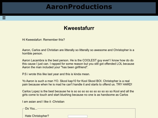 Kweestafurr011012344321 screenshot