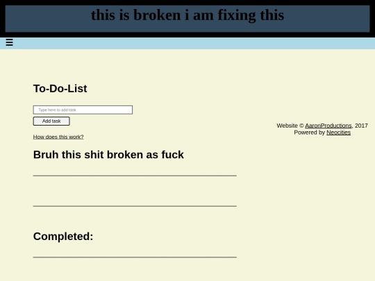To_Do_List screenshot