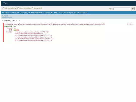 test screenshot