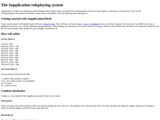 supplication screenshot