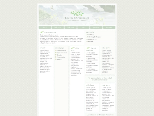 index screenshot