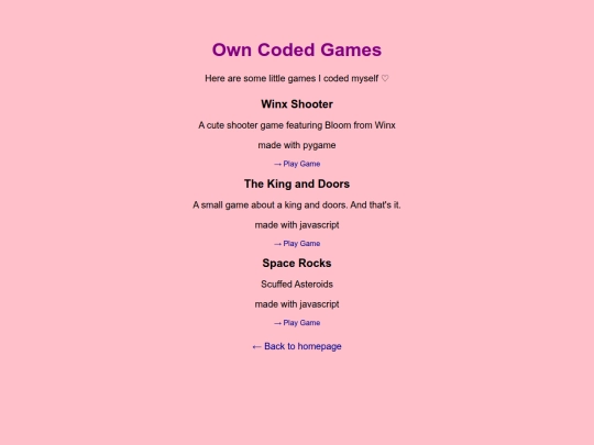 own-coded-games screenshot