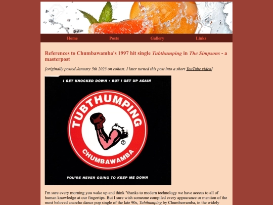 simpsowambology screenshot