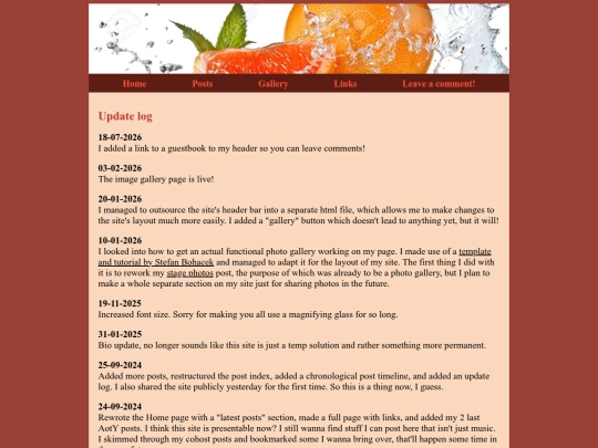 updatelog screenshot