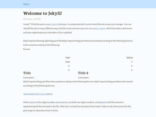 jekyll/update/2020/07/10/welcome-to-jekyll screenshot