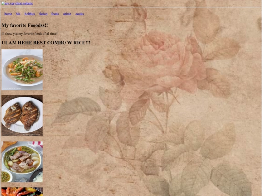 foods screenshot