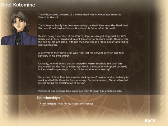 Fate/Stay Night/Characters/Kirei_Kotomine screenshot