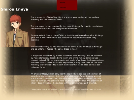 Fate/Stay Night/Characters/test screenshot