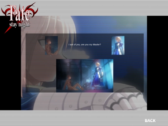 Fate/Stay Night/Main screenshot