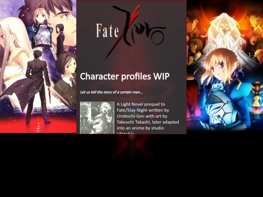 Fate/Zero screenshot